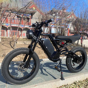 E-bike Factory 1500W Strong 20-inch <b>Fat</b> Tires Aluminum <b>Frame</b> Mountain Ready to Ship - Product Image 2