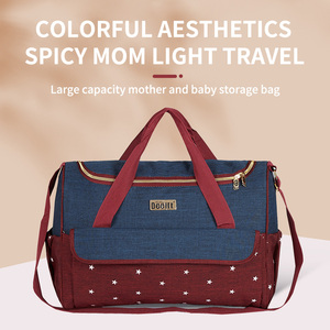 폴리 에스터로 만든 소년과 소녀를위한 도매 엄마 여행 기저귀 가방 방수 기저귀 주최자 - Product Image 2