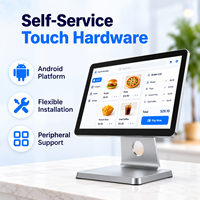 Ordinateur tactile pour kiosque, terminal Android 15,6 pouces, matériel pour l'intégration de systèmes en libre-service