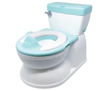 Real Feel Pot avec lingettes Stockage Siège de transition Doublures jetables Toilette réaliste Facile à nettoyer Assembler