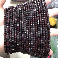 Perles carrées facettées multicolores 4*4mm pour la fabrication de bijoux DIY, accessoires semi-finis