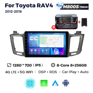 MEKEDE MS Android 12 voiture-play auto gps navigation pour <span class=keywords><strong>Toyota</strong></span> RAV4 2012-2018 <span class=keywords><strong>8</strong></span> + 256GB ADAS DVR système stéréo de voiture - Product Image 3