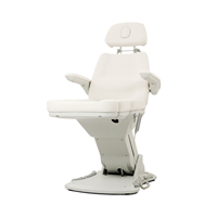 Fauteuil d'examen de beauté professionnel moderne, lit de massage facial électrique avec fonction inclinable, pour salon, spa, chambre, en métal