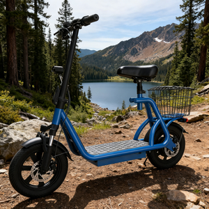 Trottinette électrique pliable compacte, poids 15 kg, sac de <span class=keywords><strong>transport</strong></span>, cadenas pour les transports publics - Product Image 5