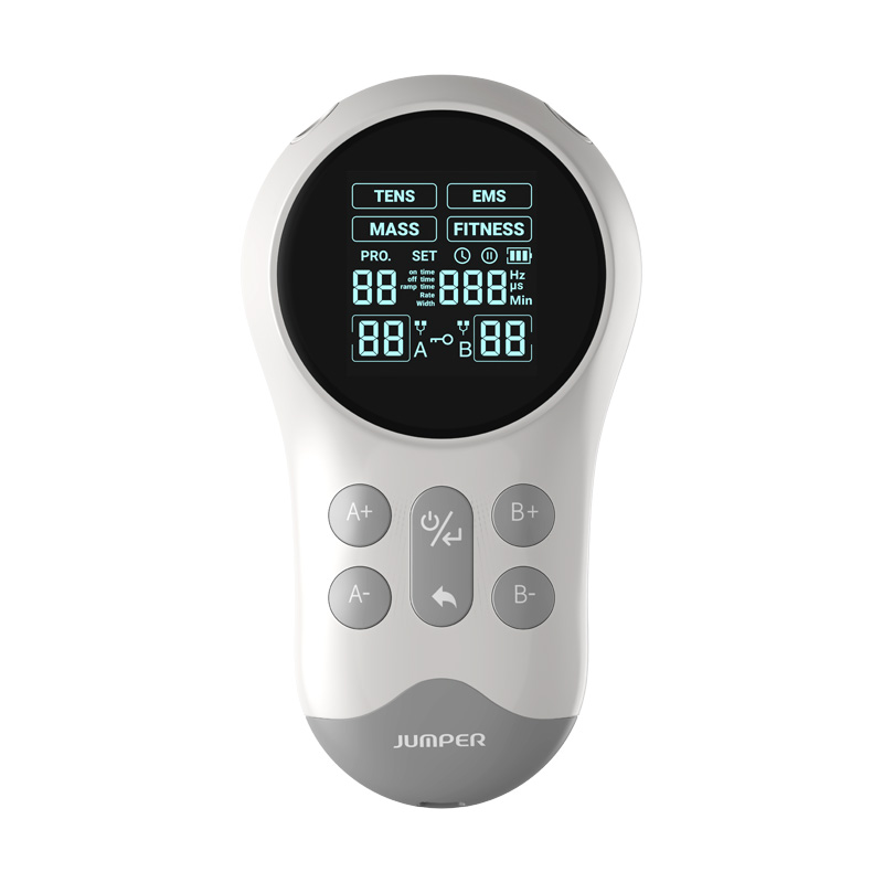 JUMPER Dual Channel Physiotherapy Muscle Stimulator Relief The Pain 4 In1 Fitness TENS EMS Massage Machine