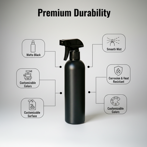 Wholesale Fine Mist Spray 250ml/500ml/16oz HDPE Black Screen Printed Empty Bottle <strong>Hand</strong> Sanitizer Cleaner <strong>Refillable</strong> Liquid <strong>Soap</strong> - Product Image 6