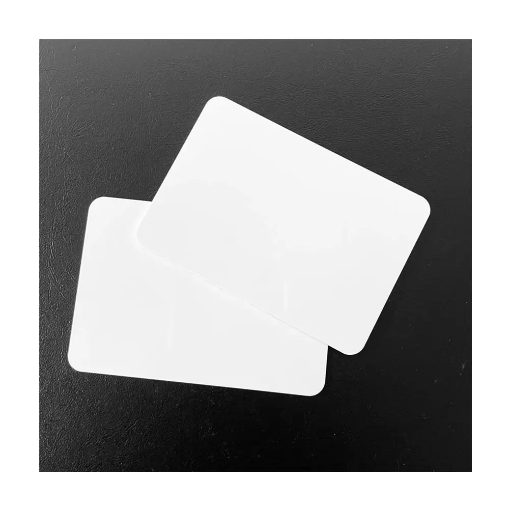 Хорошее Качество Двухсторонняя сублимационная металлическая визитная карточка алюминиевые заготовки индивидуальные Сделай Сам Глянцевая белая алюминиевая визитница