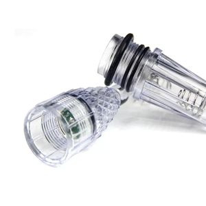 AA pille çalışan flaş LED balıkçılık lambası 12cm Mini derin damla yeşil sualtı zoka ışıkları IP68 plastik malzeme - Product Image 4