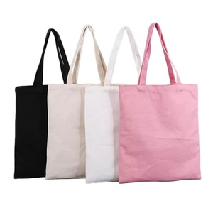 Custom Printed Organic Calico Eco Recycled <b>Blank</b> Shopping Bag Cotton <b>Canvas</b> Tote Bag With Logo - Product Image 1