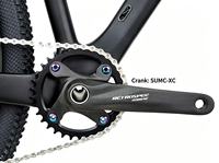 Vélo de montagne Twitter M5 en fibre de carbone, M6100 12 vitesses, frein à disque à huile, fourche à air à axe central, pédale ordinaire XC tout-terrain VTT