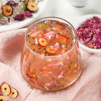 LIKLAK Rose Petal Nut Root Powder Soup Instant Meal Replacement Nut Fruit Instant Lotus Seed Root Powder Soup Canned Breakfast