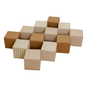 Hot Bán Chất Lượng Cao Trong Nhà PVC Da Xây Dựng Xếp Chồng Khối Mềm Tùy Chỉnh Thể Thao Giải Trí Đồ Chơi Cho Daycare Túi - Product Image 4