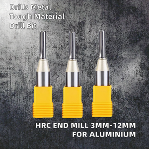 HRC 45 55 65 CNC Carbide DLC for Aluminium 3mm Shank 12mm D12 2flutes 6mm Diameter <strong>End</strong> <strong>Mill</strong> - Product Image 3
