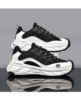 Chaussures à semelle épaisse pour hommes grandes tailles, baskets de sport décontractées respirantes de luxe avec embout anti-collision