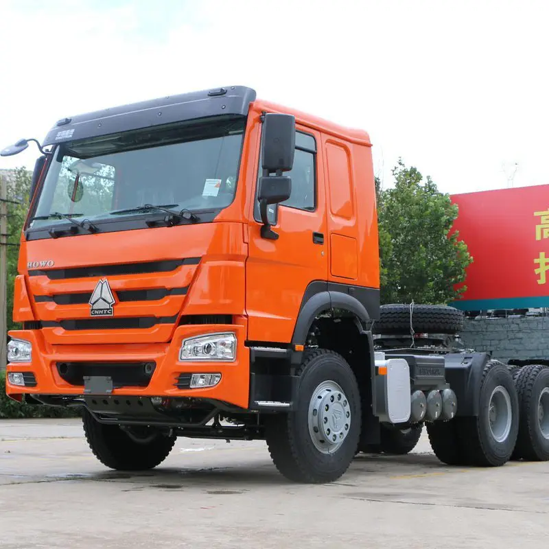 Подержанный грузовик chines howo 6x4 тягач 371hp грузовик для продажи б/у