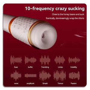 Vente chaude Vibromasseur Télescopique femelle fréquence variable sexe machine clitoris vibrador sucion femme - Product Image 3