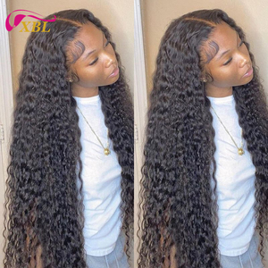 Cheveux humains vierges brésiliens Real Ali Pearl HD Water Wave Deep Wave 5x5 13x4 13x6 Lace Front Long Straight 5x5 13x4 13x6 Lace - Product Image 3