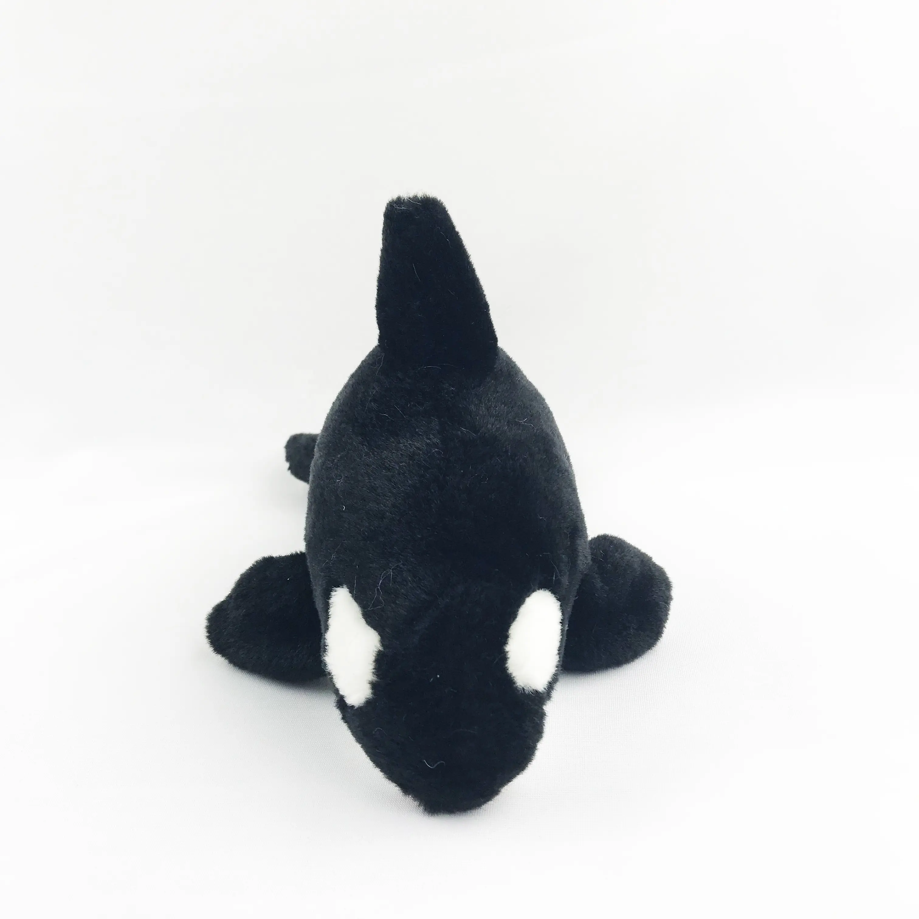 Peluche de baleine longue, lot de, animaux animaux de mer, poisson noir, Orca, réaliste