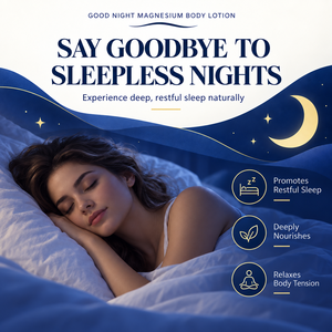 Loción Corporal Humectante y Relajante <span class=keywords><strong>con</strong></span> Aceite de Lavanda y Vitamina E, 120g, Crema de Magnesio para el Cuidado Nocturno de la Piel - Product Image 4