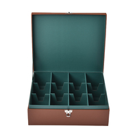 Boîte cadeau en papier de luxe Flip Cover avec boucle verrouillable-Multi-Compartiment pour bijoux Montre Emballage personnalisé disponible