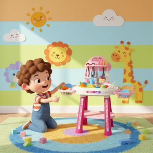 Juego de Cocina de Juguete para Niñas SY con Fregadero y Función de Rociado de Agua - Product Image 3