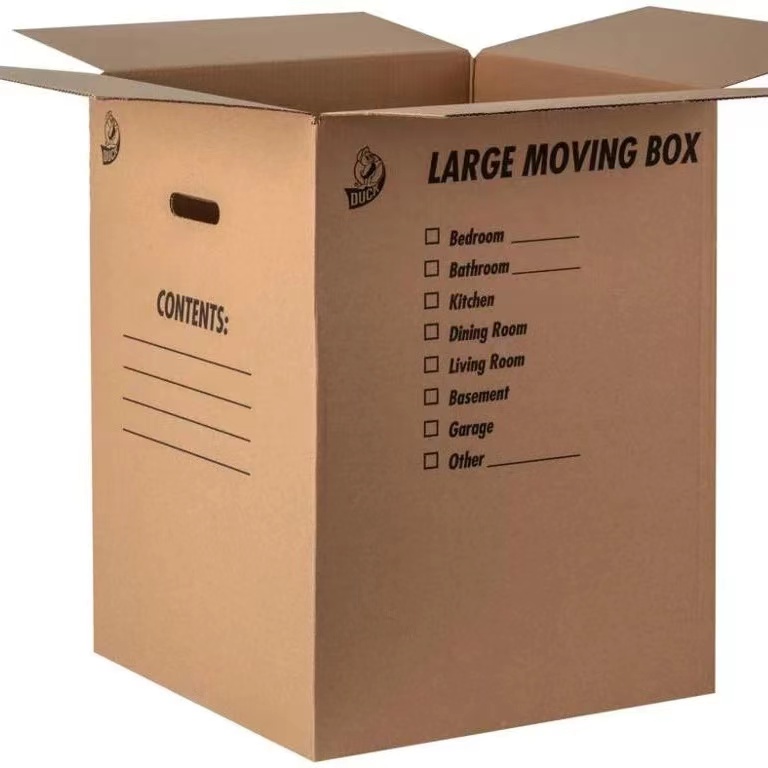 Wholesale Reusable Moving Corrugated Packaging Carton Boxes Custom Shipping Package Carton Boxes
