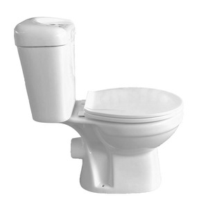 Ensemble de sanitaires en céramique européenne à double chasse, <span class=keywords><strong>WC</strong></span>, lavabo sur colonne, lavabo à poser, siphon en P pour salle de bain, vente en gros à prix abordable - Product Image 3