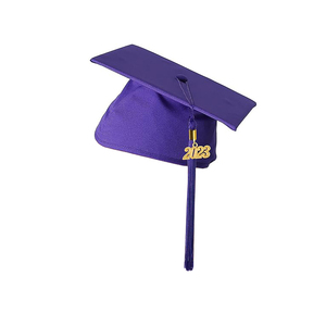Chapeau et pompon de <span class=keywords><strong>graduation</strong></span> de lycée en polyester mat élastique - Product Image 3
