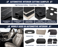 Machine de découpe CNC intelligente pour matériaux d'isolation acoustique, de mousse, de textiles et de cuir pour l'intérieur automobile