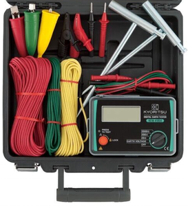 New KYORITSU <b>ELECTRICAL</b> <b>INSTRUMENTS</b> 4105AH Digital Earth Resistance Tester KEW4105A-2E - Product Image 2