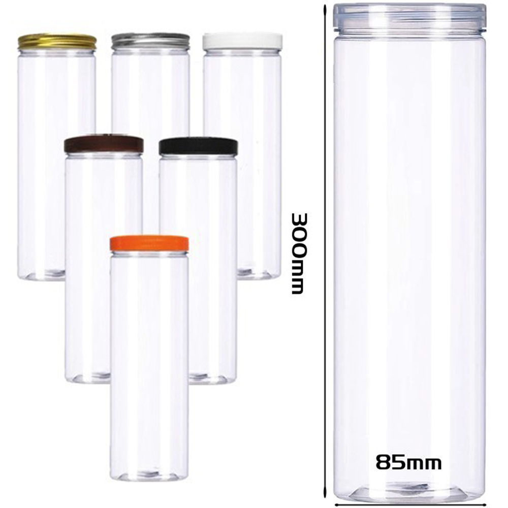jars with clear lids plastic