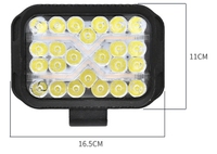 Grenz überschreitende Hersteller LED-Scheinwerfer für Baumaschinen 3/Zoll Arbeits licht Fließendes Wasser Blitz lampe Auto