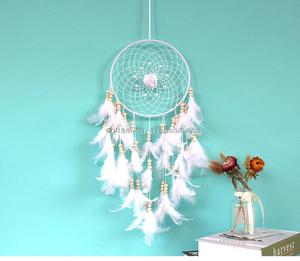 Atrapasueños pluma colgante suministros hogar manualidades decoración para hotel boda evento - Product Image 6