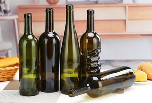Bouteilles de vin en verre transparent vert en forme de Bordeaux et de Bourgogne, 187 ml, 375 ml, 500 ml, 750 ml, 1000 ml – Vente chaude - Product Image 3