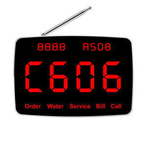 Sistem panggilan nirkabel perawat pengasuh Pager untuk restoran rumah sakit klinik perawatan rumah 10 senior Tombol 1 Monitor tua - Product Image 3