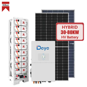 Sistema di Energia Solare 50kw 80kw Impianto Fotovoltaico con Batteria Kit Completo Panneau Solaire Sistema Solare Ibrido - Product Image 1