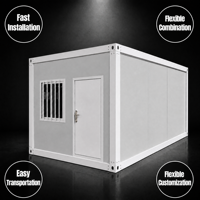 Maison modulaire en conteneur de 20 pieds de haute qualité à installation rapide