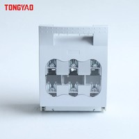 Interrupteur-sectionneur à fusible 3 pôles 160A 690V 50Hz en plastique et cuivre, interrupteur isolant blanc pour montage en armoire, distribution d'énergie
