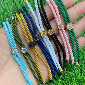 <span class=keywords><strong>Handmade</strong></span> màu đen và đỏ Bohemian phong cách rope vòng đeo tay thời trang tự làm đồ trang sức cho Christian may mắn chủ đề chuỗi - Product Image 2