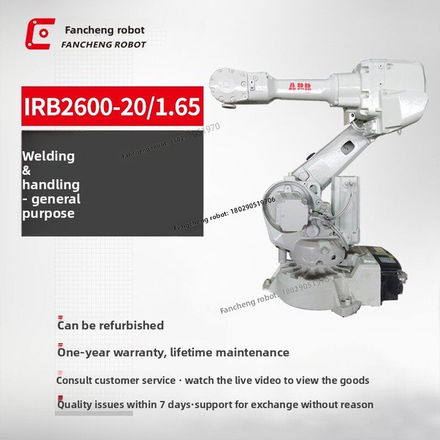 For Industrial Robot IRB2600-20/1.65 Six-Axis Welding Robotic Arm for Loading and Unloading Manipulator