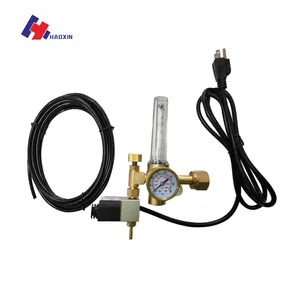 Good quality hydroponics 191 co2 gas regulator with solenoid valve control carbon dioxide