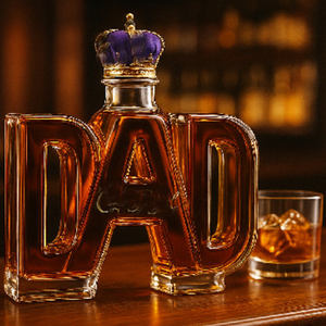 Botellas de vidrio transparente de borosilicato alto de 300ml para dispensador de licor, bebida creada, whisky, <span class=keywords><strong>Vodka</strong></span>, botella de vino - Product Image 5