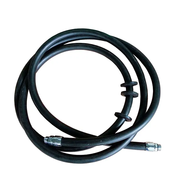 fuel dispenser hose pipe black 3/4''connect with nozzle