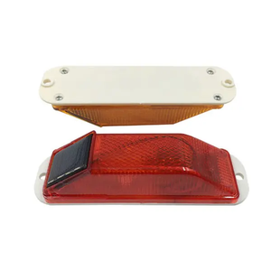 Luce <span class=keywords><strong>di</strong></span> Segnalazione Stradale Solare ad Alta Luminosità, Facile da Installare, Luce Notturna per Guardrail - Product Image 2