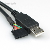 Câble USB vers TTL série 3.3V personnalisé, connecteur 6 broches 2.54