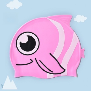 <span class=keywords><strong>Gorro</strong></span> de Natación de Silicona para Niños 369 con Adorable Estampado de Pez Dorado, Impermeable y Sin Presión para un Nado Cómodo - Product Image 4