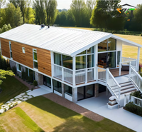 Bon prix, maison conteneur pliable et extensible de 20 pieds et 40 pieds, préfabriquée pour villas, mini-maison mobile, prête à vivre, 2, 3, 4 chambres