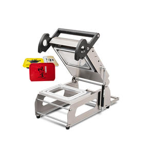 Máquina Manual para Sellar Bandejas de Alimentos, Selladora de Plástico para Tazones, Contenedores y Platos, para Comida para Llevar, Bebidas y Empaques de Comida Rápida - Product Image 2