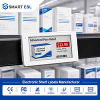 LEEKA ESL Premium, Etiqueta Electrónica de Precio Digital con Pantalla de Tinta Electrónica de Actualización Rápida y Ecológica para Farmacias