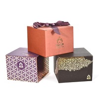 Boîte en papier ondulé avec logo personnalisé, à bas prix, emballage pour thé